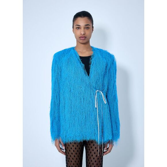 DRIES VAN NOTEN Jackets & Blazers - Dries Van Noten Women Fringed Jacket